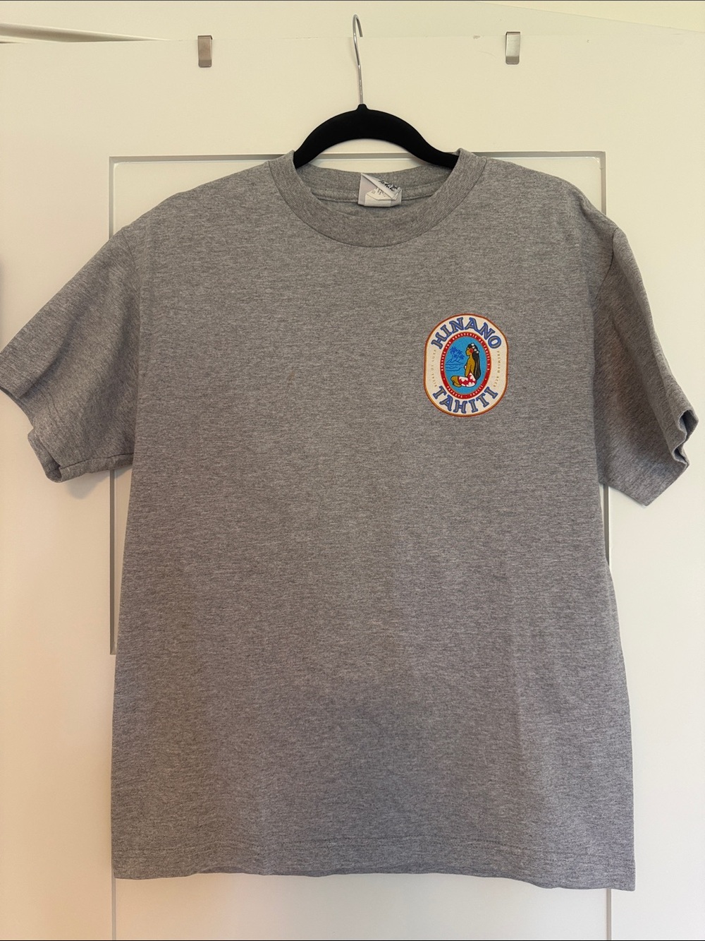Gray Hinano Tahiti Graphic Tee